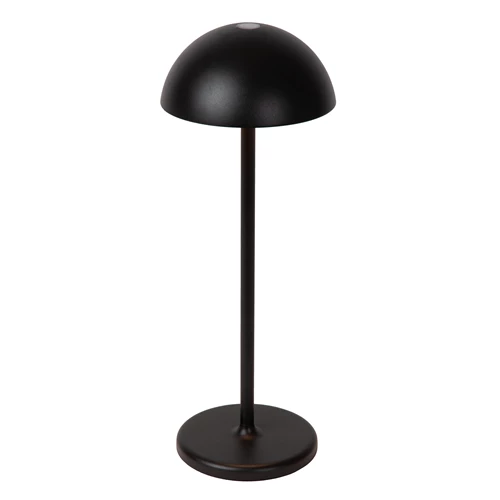 Lucide JOY - wiederaufladbare Tischlampe Innen/Außen - Akku/Batterie - Ø 12 cm - LED Dim. - 1x1,5W 3000K - IP54 - Schwarz - detail 1